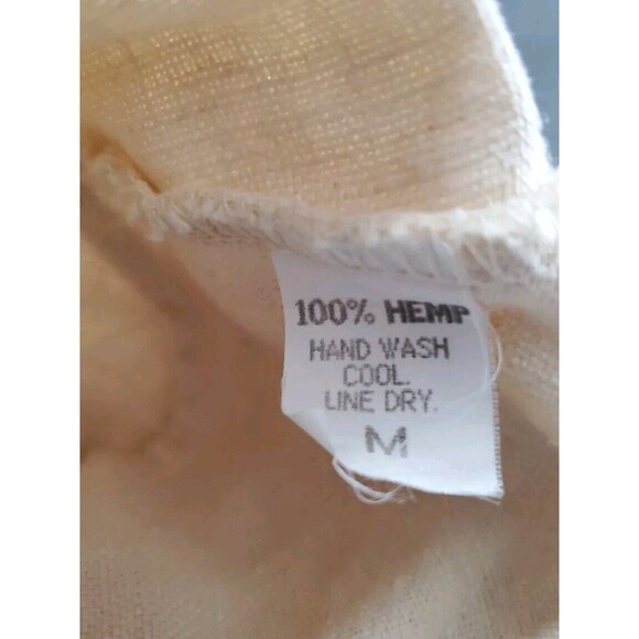 Home Grown Hats Hemp-Cannabis-Sativa Beige Bucket Hat Medium - Picture 5 of 6